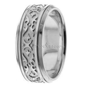 Celtic Wave Comfort Fit Men's & Women's Wedding Ring CL285111