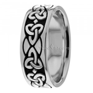 Celtic Love Knot Wedding Bands For Men & Women CL285118