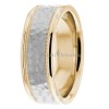 Hammered Two Tone Wedding Bands  DC288435
