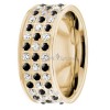 Black and White Diamond Wedding Ring DW289190BCD