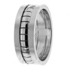 Unique 8mm Wide Hand Crafted Wedding Bands HM287075