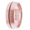 Rose Gold Hand Braided Wedding Bands
