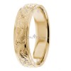 Yellow Gold Religious Wedding Ring