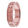Rose Gold Religious Wedding Bands RR282551