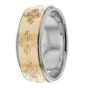 Two Tone Religious Wedding Bands RR282552