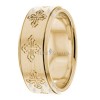 Yellow Gold Religious Wedding Ring RR282552