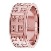 Rose Gold Religious Wedding Bands RR282555