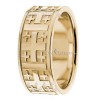 Yellow Gold Religious Wedding Ring RR282555