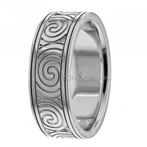 Circular Knots Celtic Women's & Men's Wedding Rings CL288271