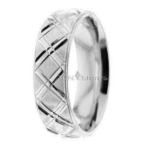 Tiziana 6mm Wide Designer Wedding Ring