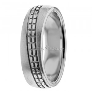 Rheta 6mm Wide Designer Wedding Ring