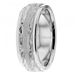 Sand Stone Hand Carved Wedding Bands  DC288433