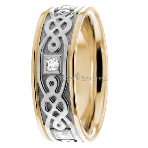 Callie 7.5mm Wide Alhambra 0.40 Ctw Wedding Ring