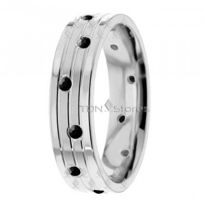 Black Diamond Women's Wedding Ring DW289178BD