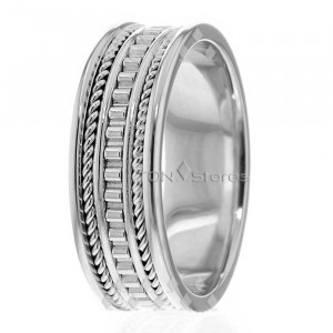 Mens & Womens Handcrafted Wedding Bands HM287029