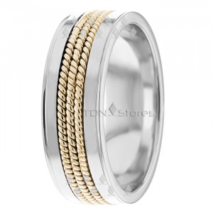 Twisted Rope Wedding Bands  HM287196