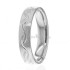 Celtic Wave White Gold Women's Wedding Band Ring CL285076