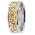Two Tone Celtic Wedding Bands