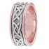 Multi Tone Celtic Knot Wedding Ring