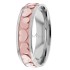 Hearts Low Dome Wedding Bands DC288428