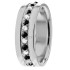 Black and White Diamond Wedding Band Platinum DW289206BCD