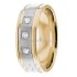 Two Tone Diamond Wedding Ring DW289223