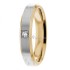 Two Tone Diamond Wedding Ring Women's DW289227