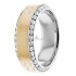 All Around Diamond Wedding Ring Two Tone DW289251