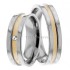 Two Tone Matching Wedding Bands