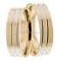 Yellow & White Gold Penelope 6mm Wide, Matching Wedding Ring Set