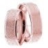 Rose Gold Zelena 7mm Wide, Matching Wedding Ring Set