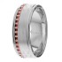 Two Tone Hand Crafted Wedding Bands Rings HM287181