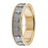 Two Tone Religious Wedding Ring RR282551