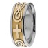 Two Tone Christian Wedding Rings RR282557