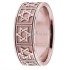 Rose Gold Jewish Start Wedding Ring RR282559