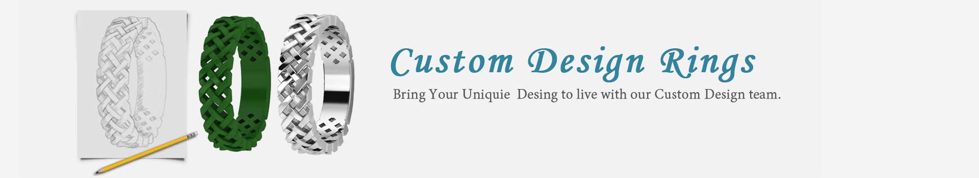 Custom Design Wedding & Engagement Rings